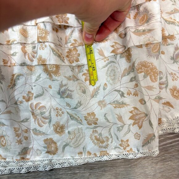 Little Moon Milos Dress Fit-and-flare tiered dress Cotton sz L - Picture 11 of 11